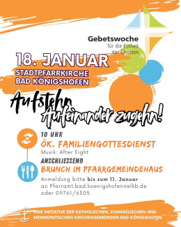 Familiengottesdienst Einheit der Christen 2026